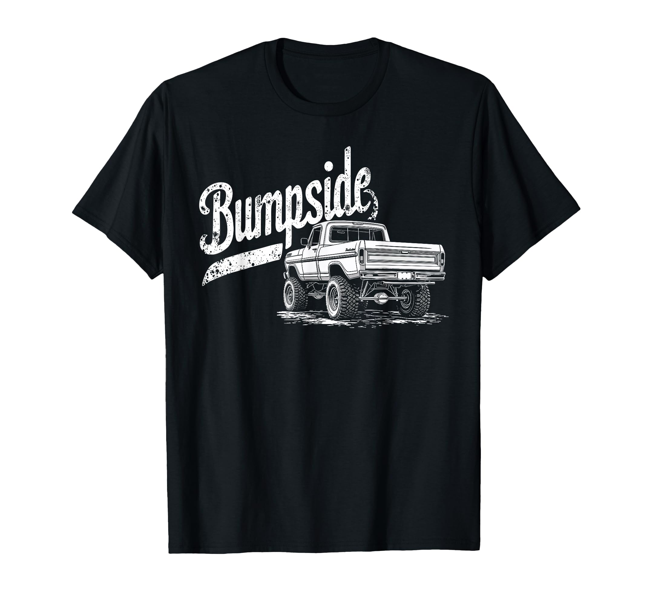 1972 Bumpside Truck Old School 4X4 Offroad T-Shirt - Trendy Graphic Unisex - T-Shirt, Sweatshirt, Hoodie