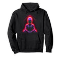 Synthwave Alien Buddha Cyberpunk 80S Sci Fi Hoodie - Trendy Graphic Unisex - T-Shirt, Sweatshirt, Hoodie