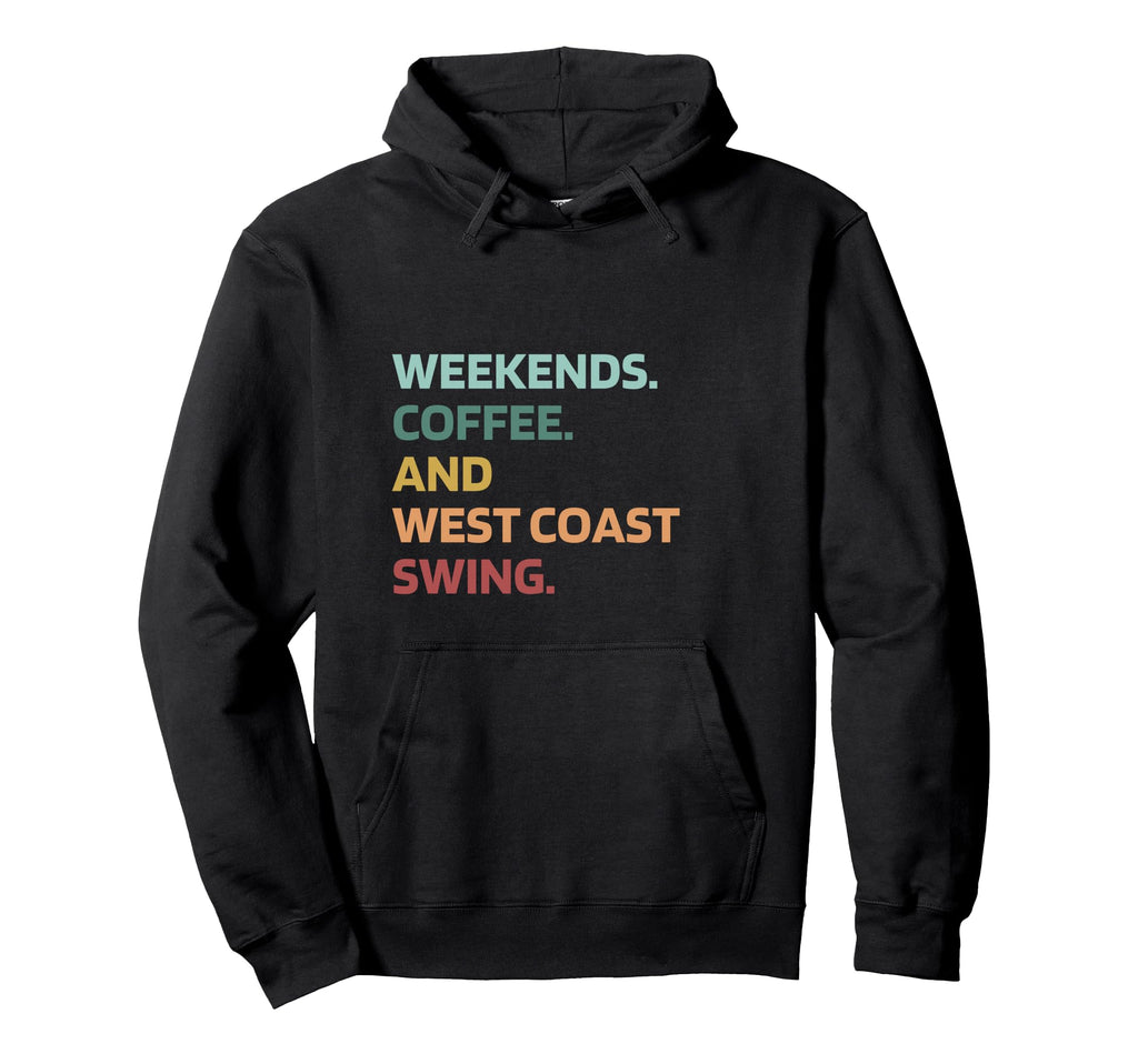 West Coast Swing Heartbeat Dance Coffee Hoodie - Novelty Apparel Men Women - T-Shirt, Sweatshirt, Hoodie