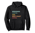 West Coast Swing Heartbeat Dance Coffee Hoodie - Novelty Apparel Men Women - T-Shirt, Sweatshirt, Hoodie