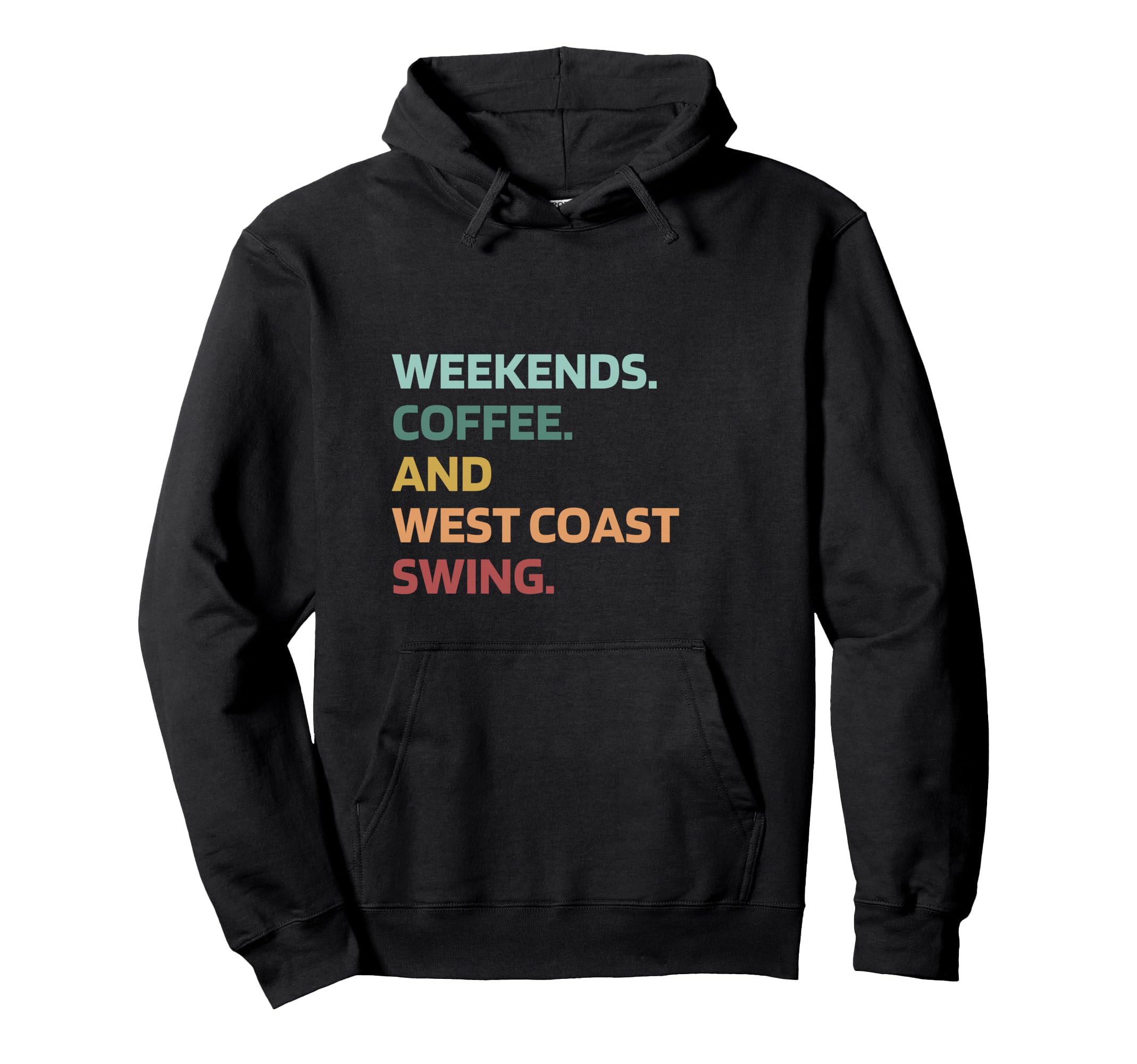 West Coast Swing Heartbeat Dance Coffee Hoodie - Novelty Apparel Men Women - T-Shirt, Sweatshirt, Hoodie