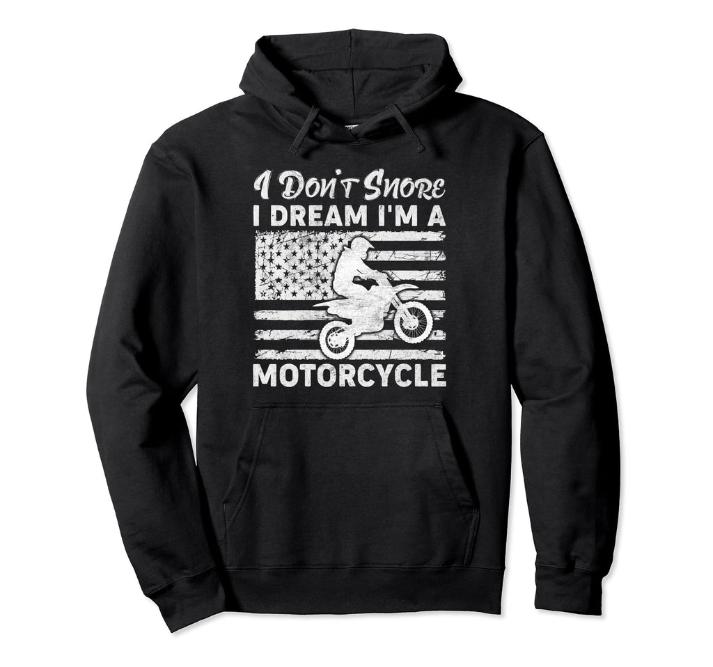 American Flag I Dont Snore I Dream Im Hoodie - Minimalist Print for Adults - T-Shirt, Sweatshirt, Hoodie
