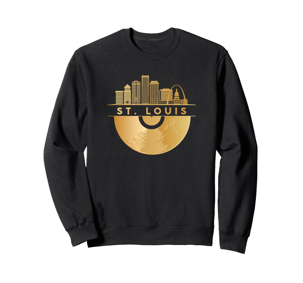 Vinyl Record Player Disco Music Sweatshirt - Minimalist Print Men Women - T-Shirt, Sweatshirt, Hoodie