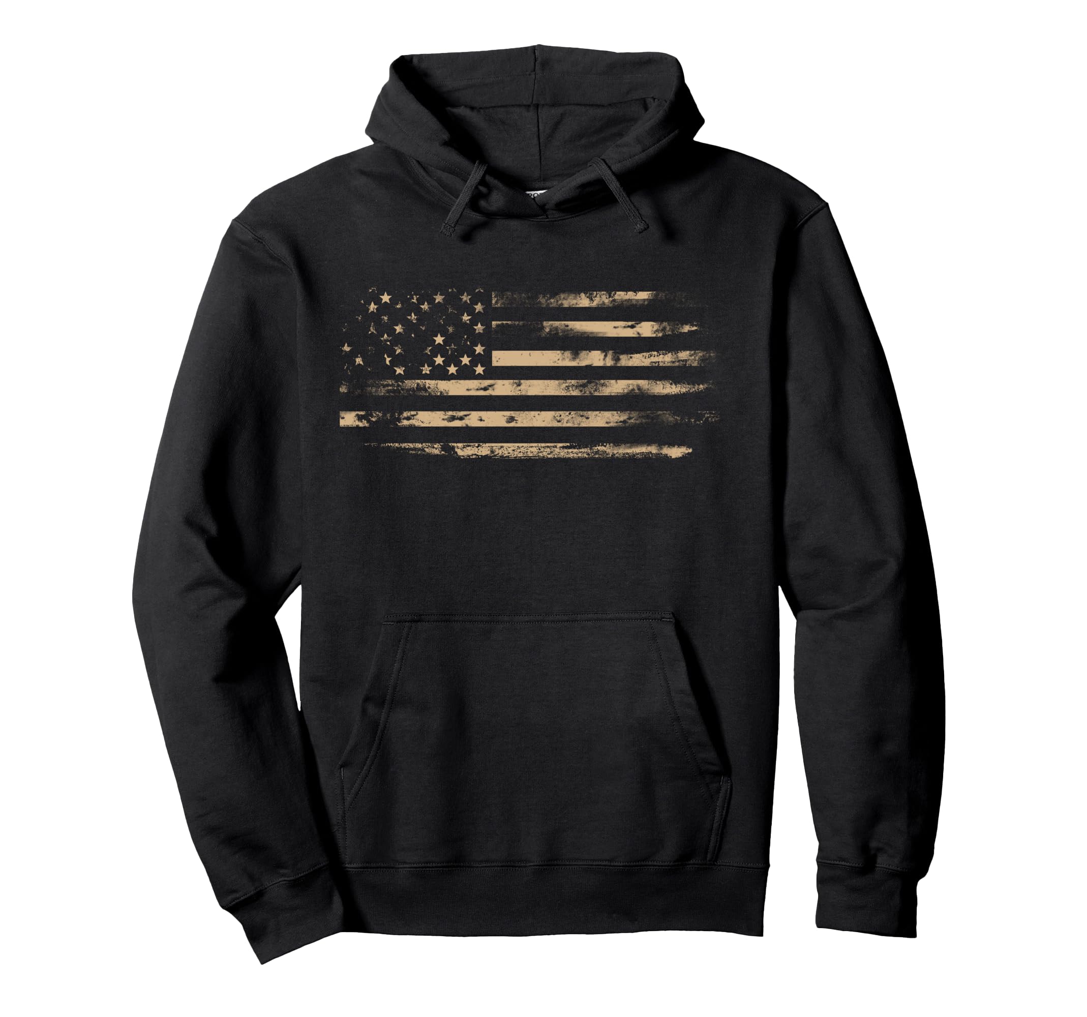 Distressed American Flag Usa Flags Hoodie - Novelty Apparel for Adults - T-Shirt, Sweatshirt, Hoodie