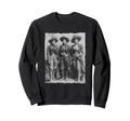 Bold Black Cowgirl History Sweatshirt - Aesthetic Graphic for Adults - T-Shirt, Sweatshirt, Hoodie