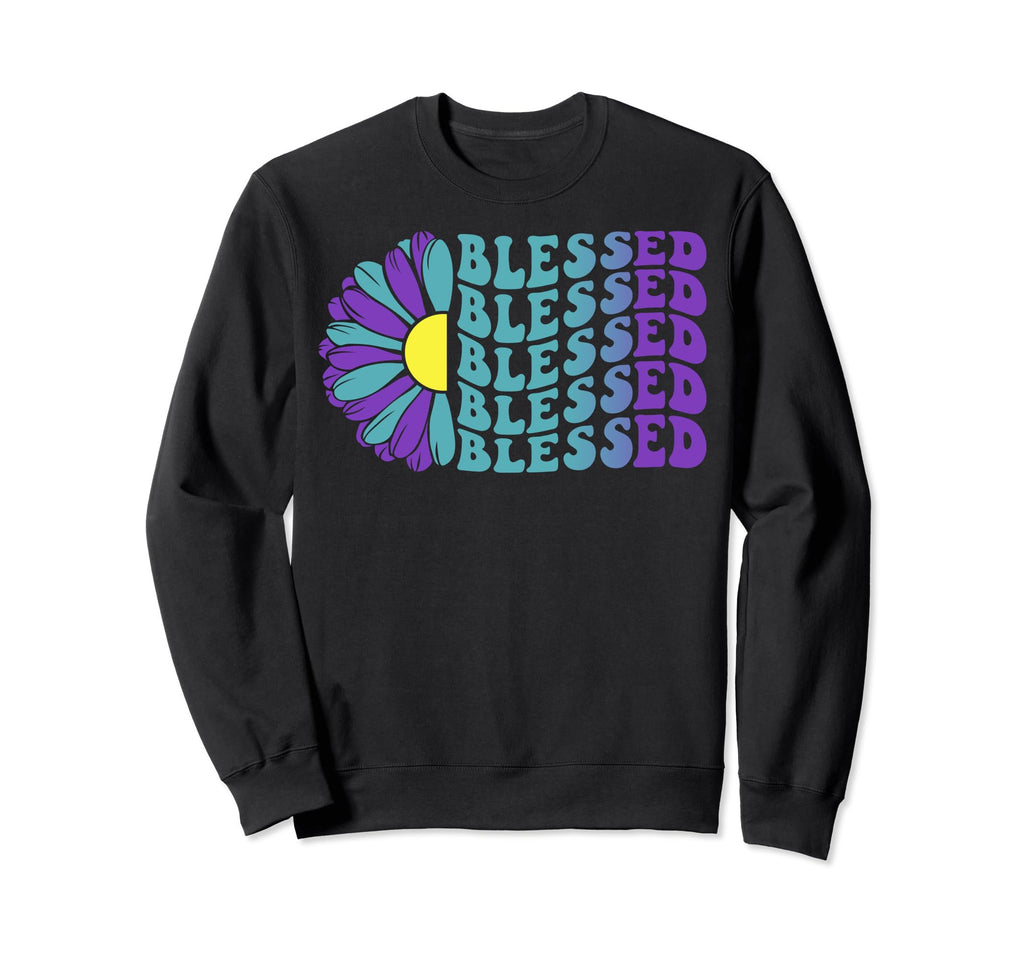Blessed Mental Health Awareness Sweatshirt - Minimalist Print Unisex - T-Shirt, Sweatshirt, Hoodie