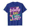 Totally Rad 80S Throwback Funny 1987 T-Shirt - Novelty Apparel for Adults - T-Shirt, Sweatshirt, Hoodie