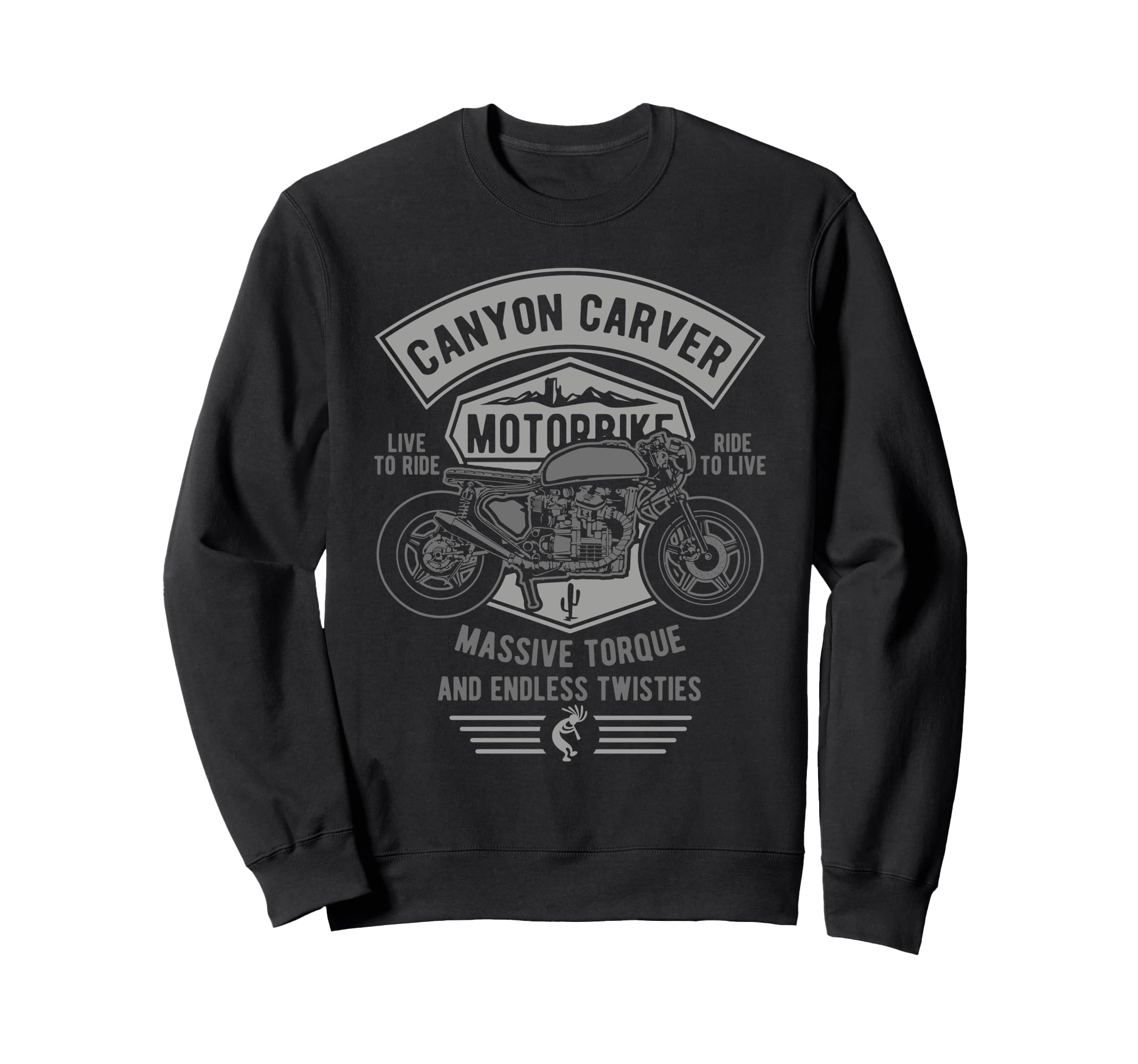 Canyon Carver Motorcycle Sweatshirt - Streetwear Style Unisex - T-Shirt, Sweatshirt, Hoodie