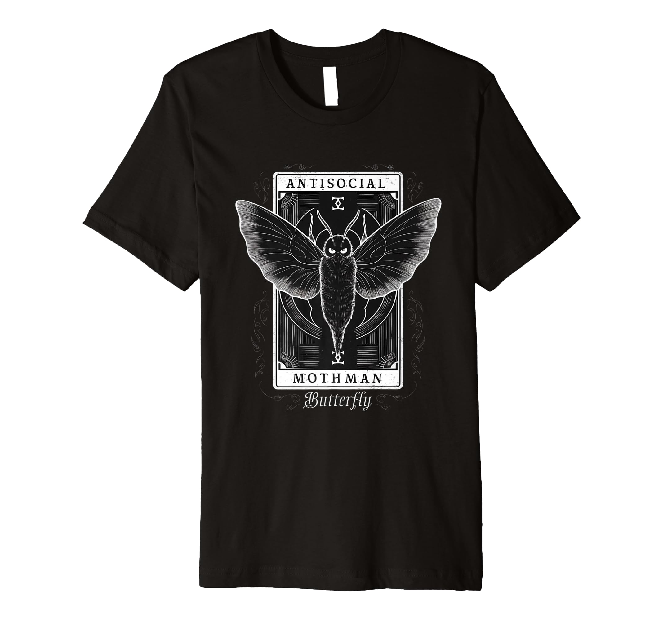 Antisocial Butterfly Fairy Grunge T-Shirt - Streetwear Style Men Women - T-Shirt, Sweatshirt, Hoodie
