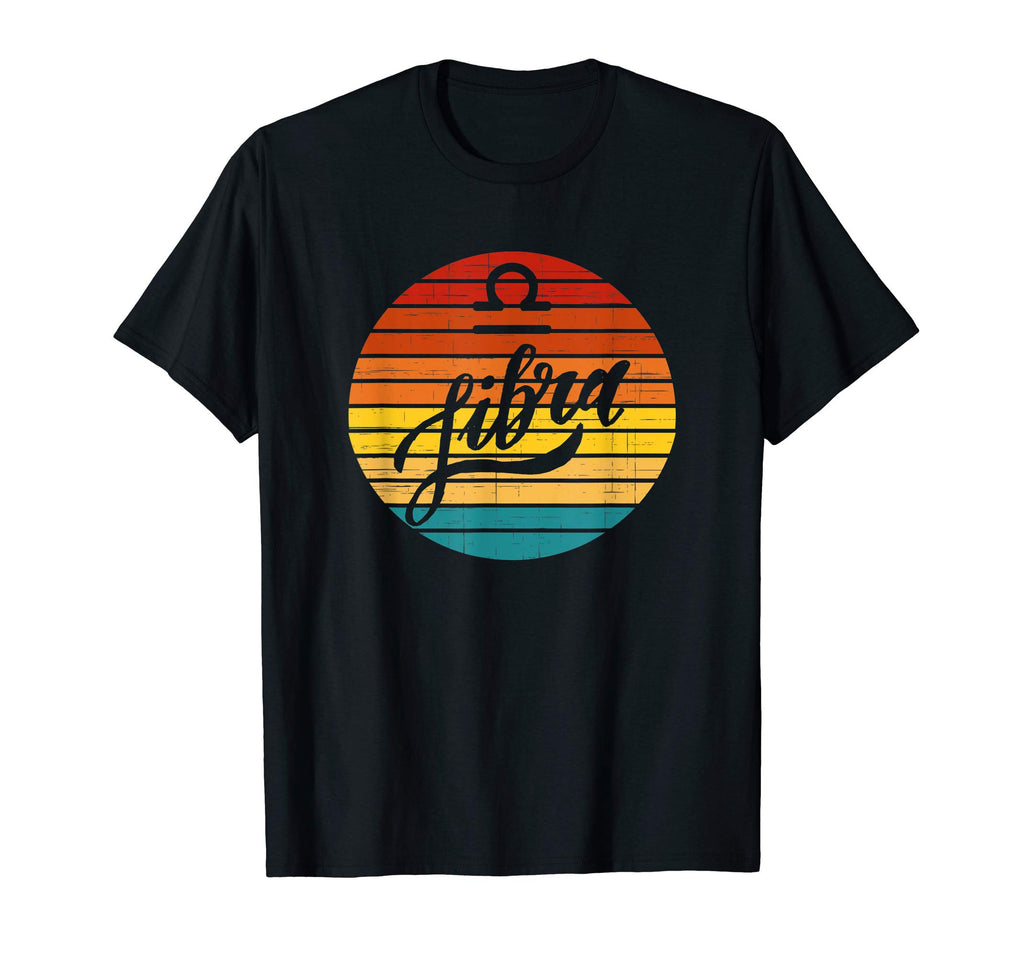 Libra Colorful Sunset Zodiac Signs T-Shirt - Unique Graphic Unisex - T-Shirt, Sweatshirt, Hoodie