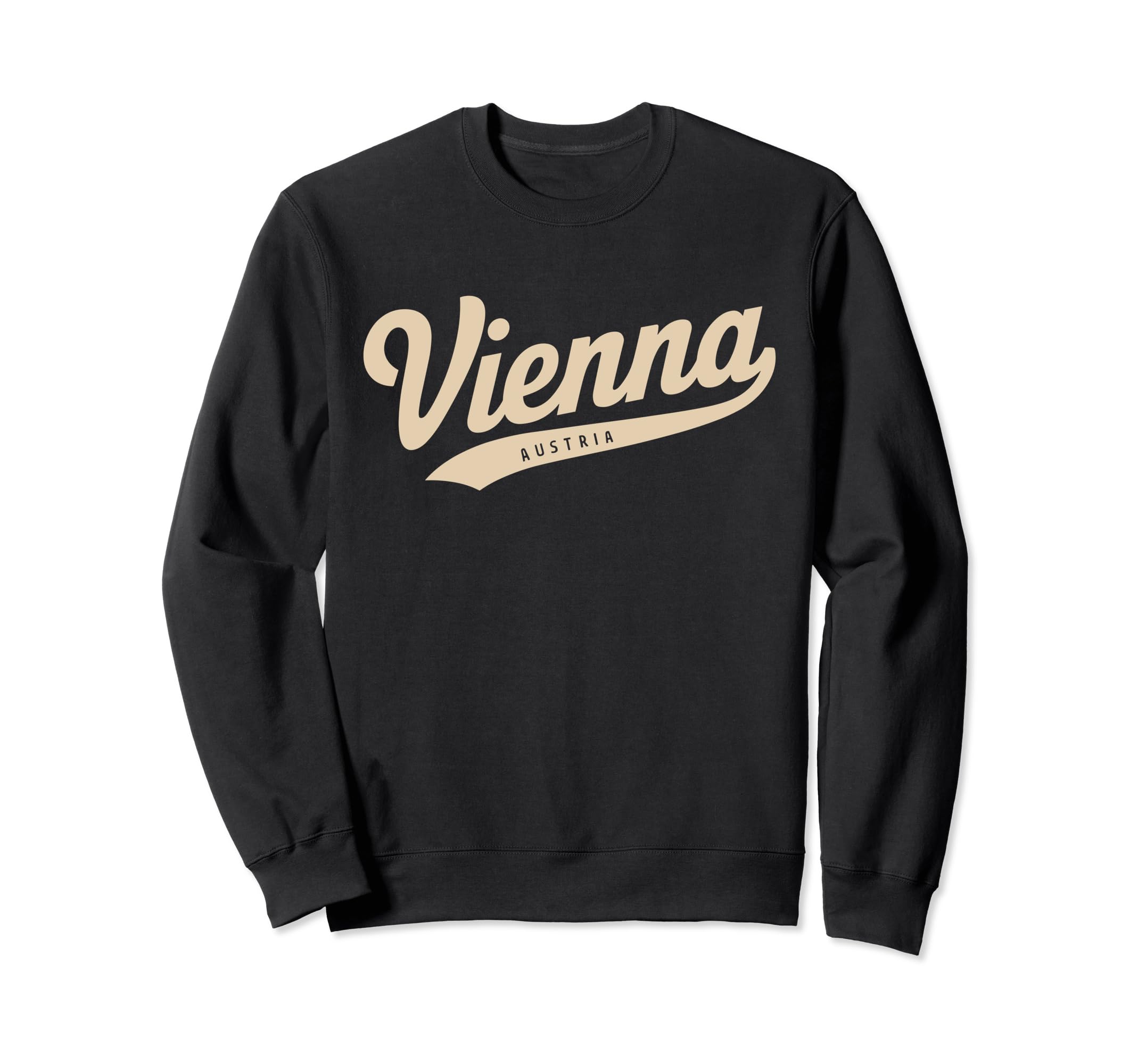 Vienna Austria Souvenir Typography Sweatshirt - Graphic Print for Adults - T-Shirt, Sweatshirt, Hoodie