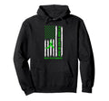 Its Okay To Not Be Okay Us Flag Mental Hoodie - Unique Graphic Unisex - T-Shirt, Sweatshirt, Hoodie