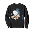 Meditation Tuna Yoga Pose Relaxing Sweatshirt - Streetwear Style Unisex - T-Shirt, Sweatshirt, Hoodie