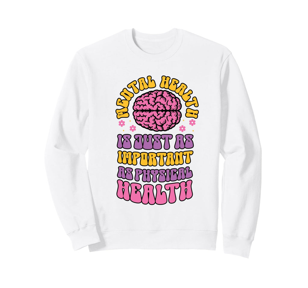 Green Ribbon Mental Health Sweatshirt - Custom Art Print for Adults - T-Shirt, Sweatshirt, Hoodie