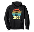 16Th Birthday Legend Since June 2005 Hoodie - Casual Everyday Wear Unisex - T-Shirt, Sweatshirt, Hoodie
