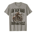 Never Underestimate Old Biker T-Shirt - Aesthetic Graphic Men Women - T-Shirt, Sweatshirt, Hoodie