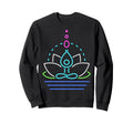 Funny Yoga Lotus Flower Meditation Sweatshirt - Novelty Apparel for Adults - T-Shirt, Sweatshirt, Hoodie