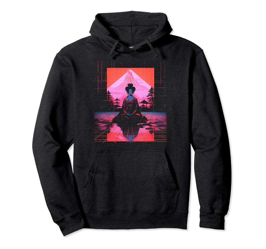 Vaporwave Geisha 80S Synthwave 20 Hoodie - Streetwear Style Men Women - T-Shirt, Sweatshirt, Hoodie