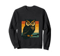Owl 70S Bird Watching Sweatshirt - Fun Novelty Design Men Women - T-Shirt, Sweatshirt, Hoodie
