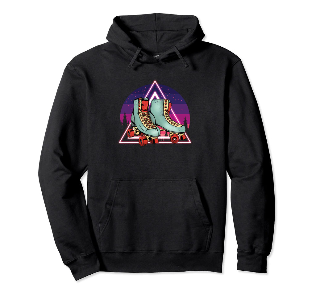Sunset Roller Skates Rollerblades Hoodie - Custom Art Print Men Women - T-Shirt, Sweatshirt, Hoodie