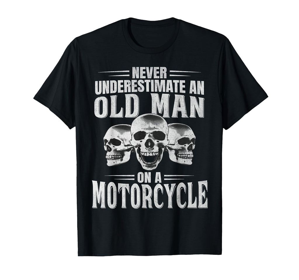 Funny Never Underestimate Old T-Shirt - Custom Art Print for Adults - T-Shirt, Sweatshirt, Hoodie