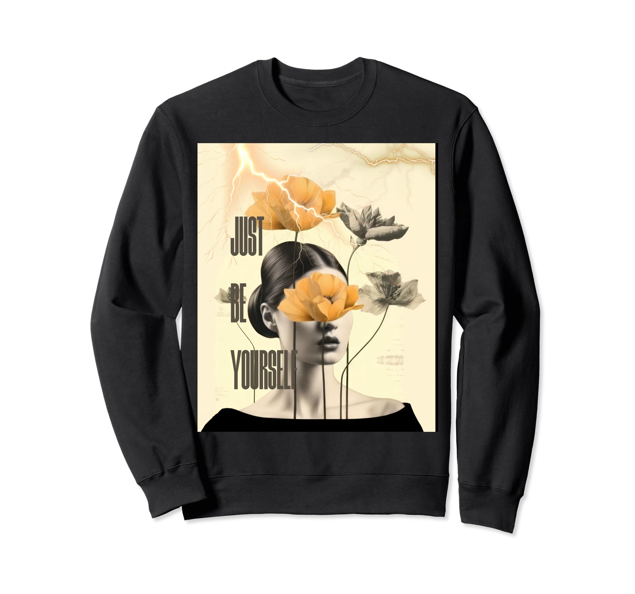 Unique And Flowers Sweatshirt - Graphic Print Men Women - T-Shirt, Sweatshirt, Hoodie