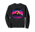 Mountain Vinyl Record Vaporwave Sweatshirt - Streetwear Style Men Women - T-Shirt, Sweatshirt, Hoodie