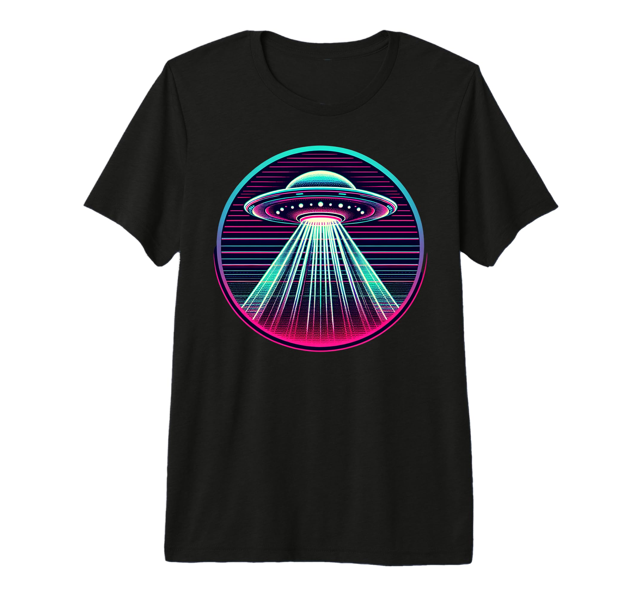 Spaceship 80S Synthwave Vaporwave T-Shirt - Aesthetic Graphic Men Women - T-Shirt, Sweatshirt, Hoodie