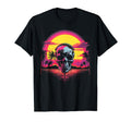 Skull Vaporwave Retrowave Aesthetic T-Shirt - Trendy Graphic for Adults - T-Shirt, Sweatshirt, Hoodie