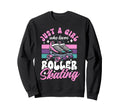 Roller Skating Skate 1970S Just Who Sweatshirt - Trendy Graphic Men Women - T-Shirt, Sweatshirt, Hoodie
