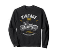 1965 Motorcycle Biker Sixtieth Sweatshirt - Aesthetic Graphic for Adults - T-Shirt, Sweatshirt, Hoodie