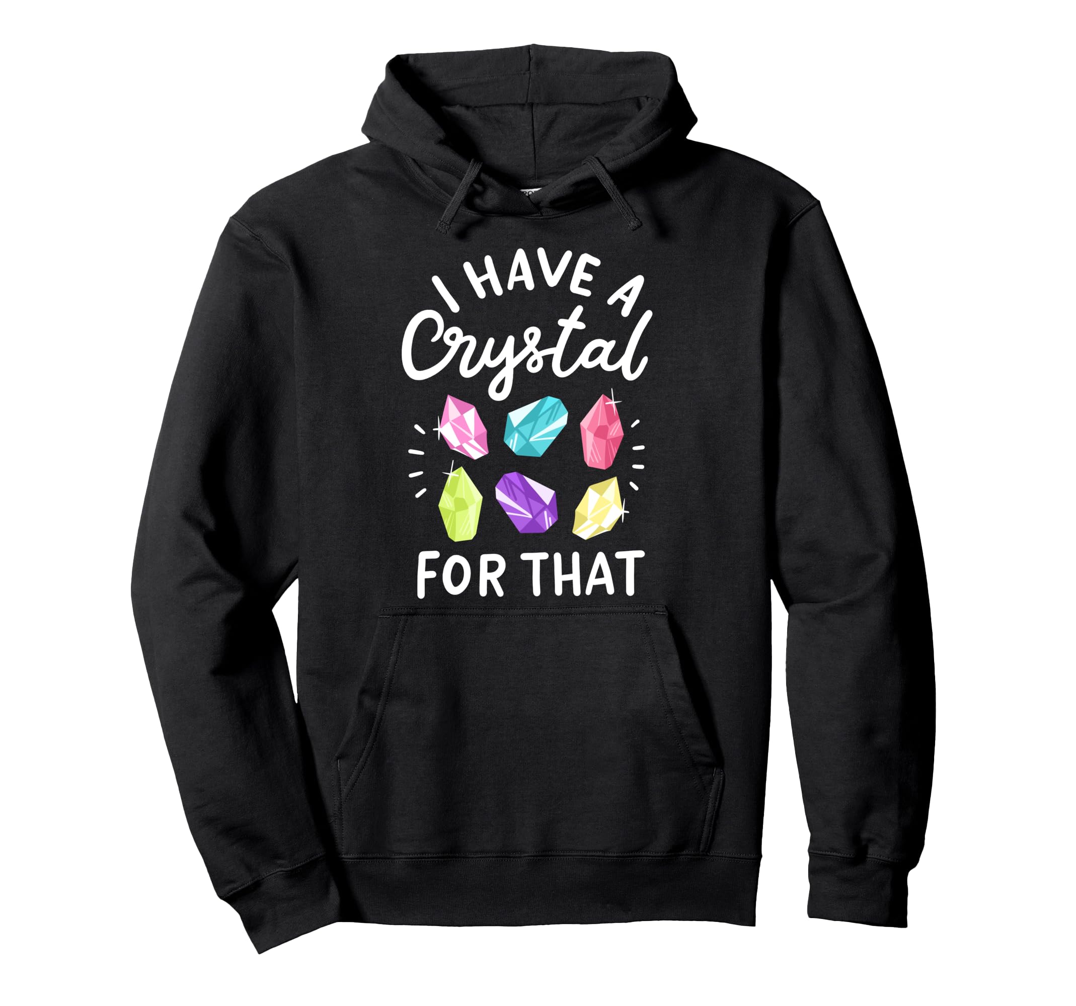 Crystal Gemstone Chakra Spiritual Hoodie - Casual Everyday Wear Men Women - T-Shirt, Sweatshirt, Hoodie