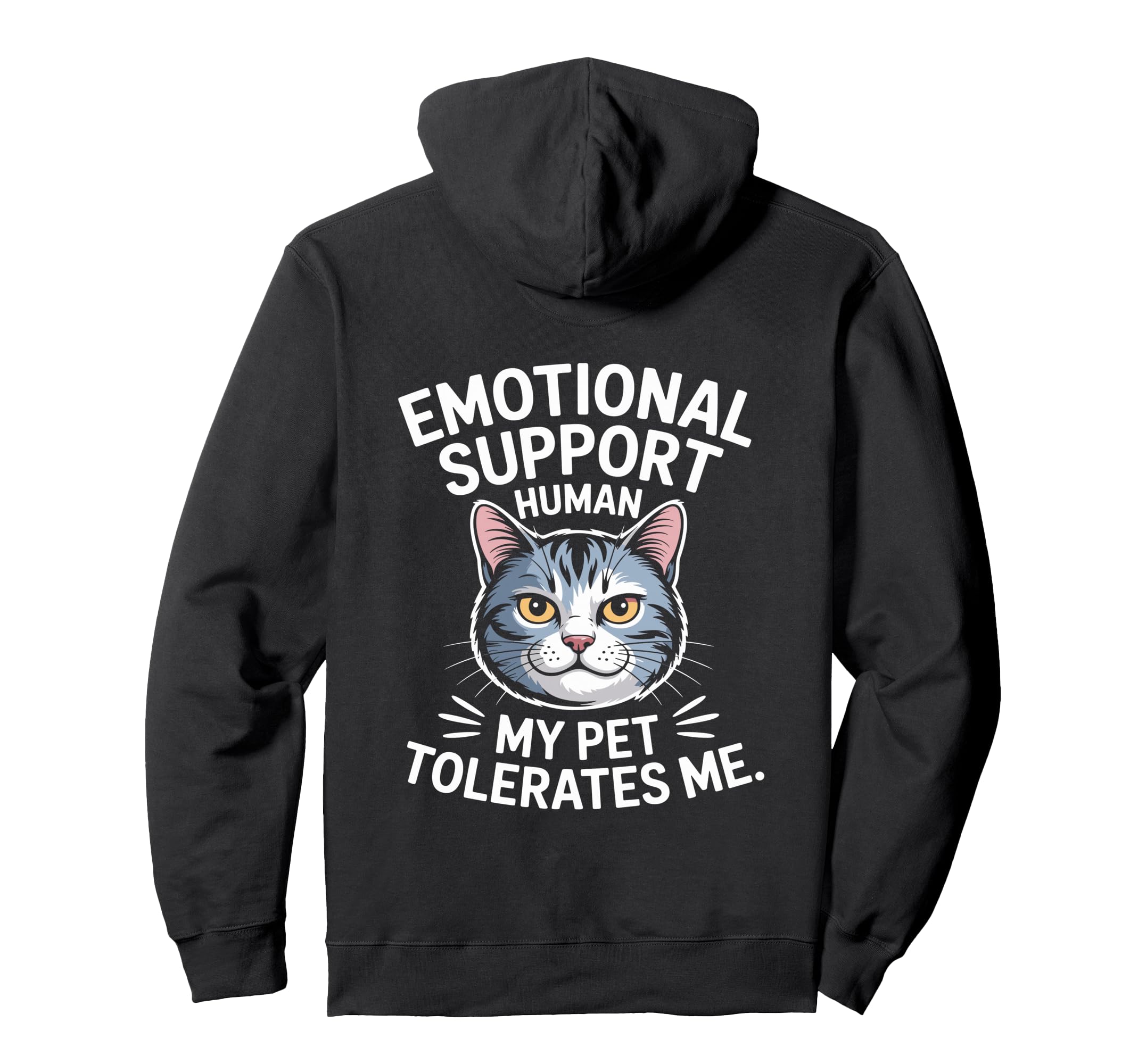 Emotional Support Human Do Not Pet T-Shirt - Trendy Graphic for Adults - T-Shirt, Sweatshirt, Hoodie