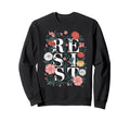 Floral Bird Resist Sweatshirt - Custom Art Print for Adults - T-Shirt, Sweatshirt, Hoodie