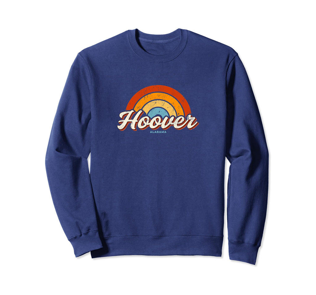 Hoover Alabama Al Rainbow 70S Sweatshirt - Streetwear Style for Adults - T-Shirt, Sweatshirt, Hoodie