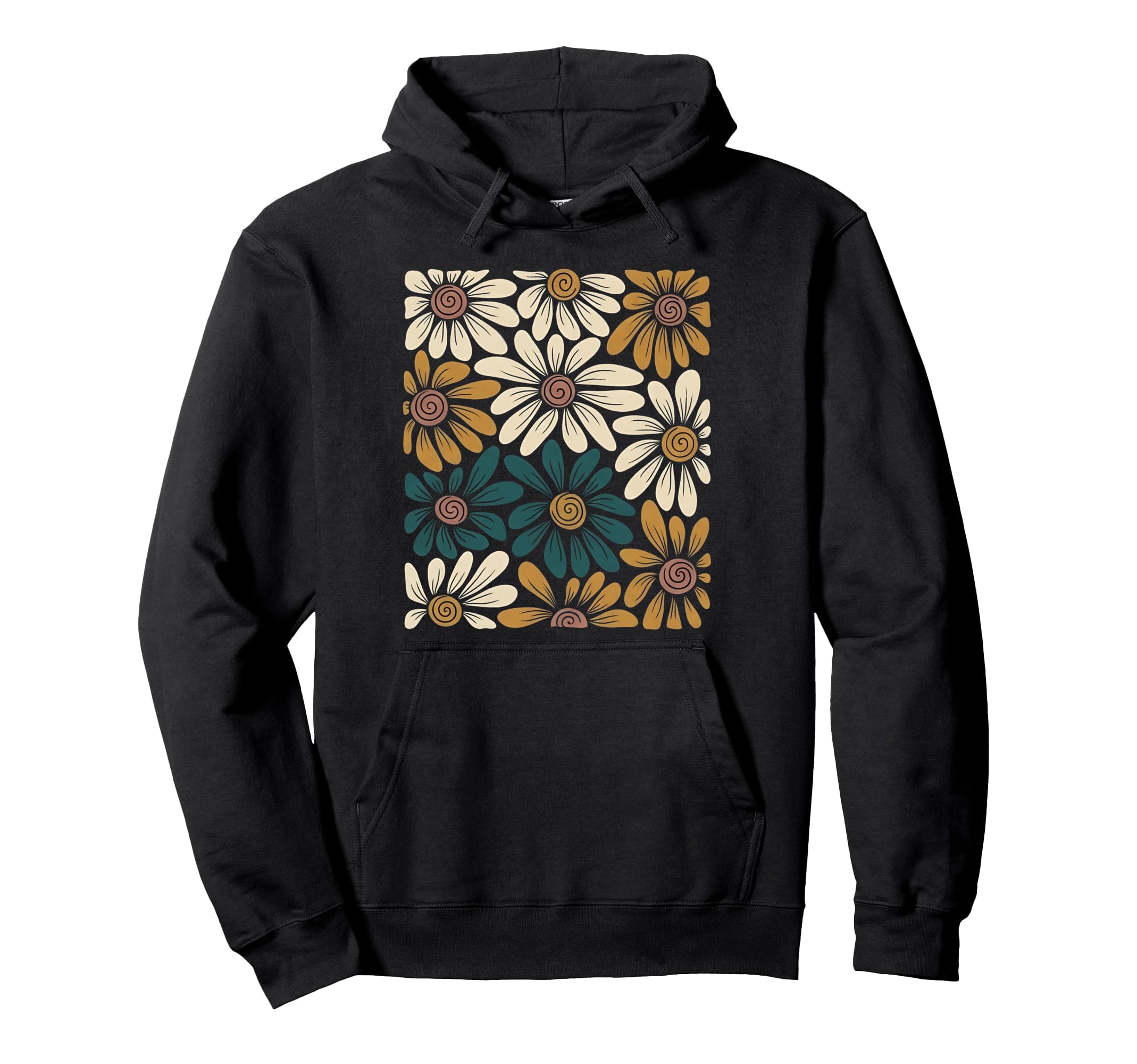Wildflowers Flowers Pattern Summer Hoodie - Fun Novelty Design Unisex - T-Shirt, Sweatshirt, Hoodie
