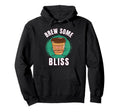 Funny Coffee First Caffeine Meditation Hoodie - Custom Art Print Men Women - T-Shirt, Sweatshirt, Hoodie