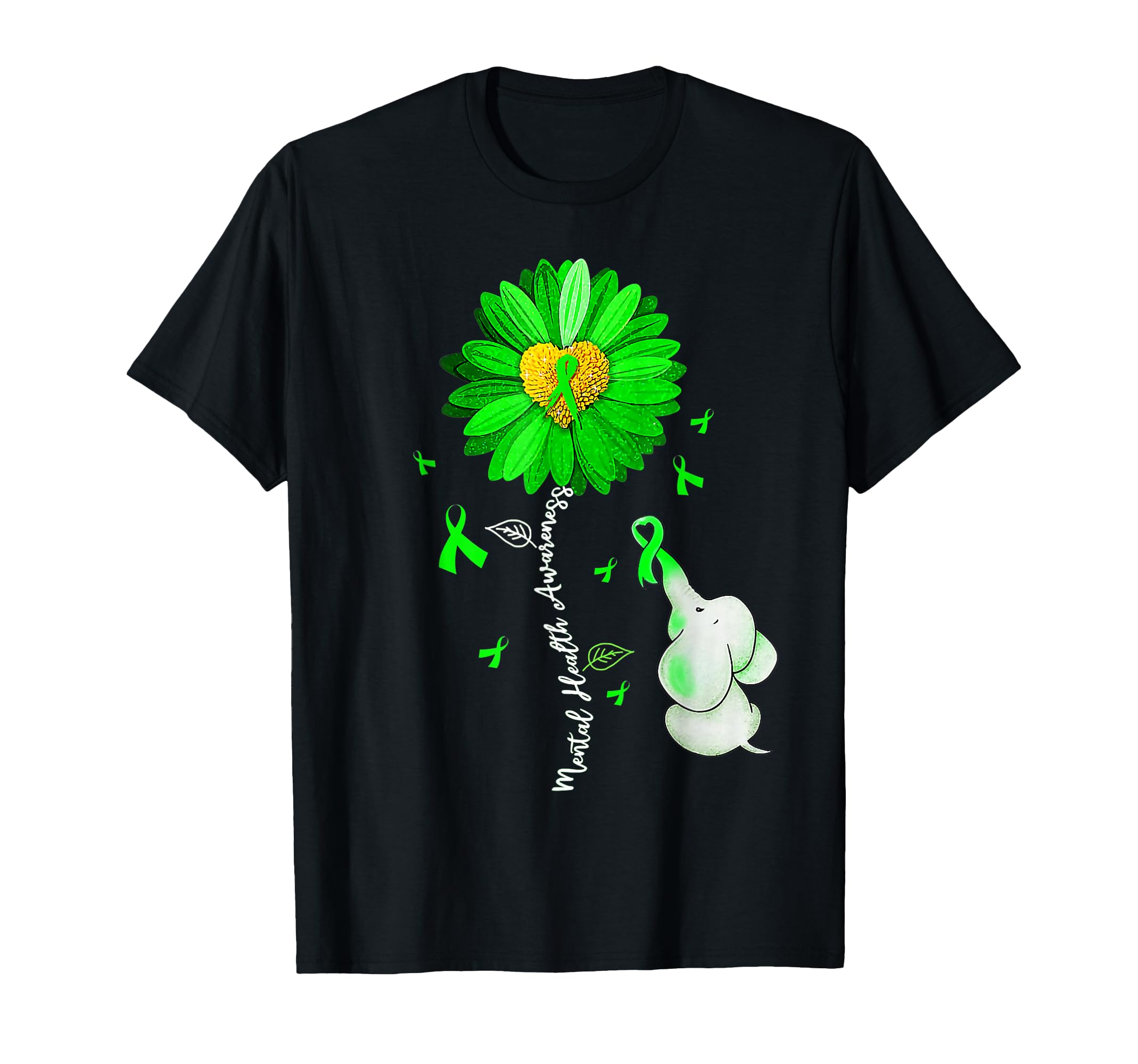 Mental Health Awareness Sunflower T-Shirt - Minimalist Print Men Women - T-Shirt, Sweatshirt, Hoodie
