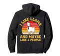 Funny Farm Animal Llama Alpaca Lover Hoodie - Streetwear Style Men Women - T-Shirt, Sweatshirt, Hoodie