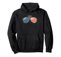 West Wv Us Flag Sunglasses Hoodie - Graphic Print Unisex - T-Shirt, Sweatshirt, Hoodie