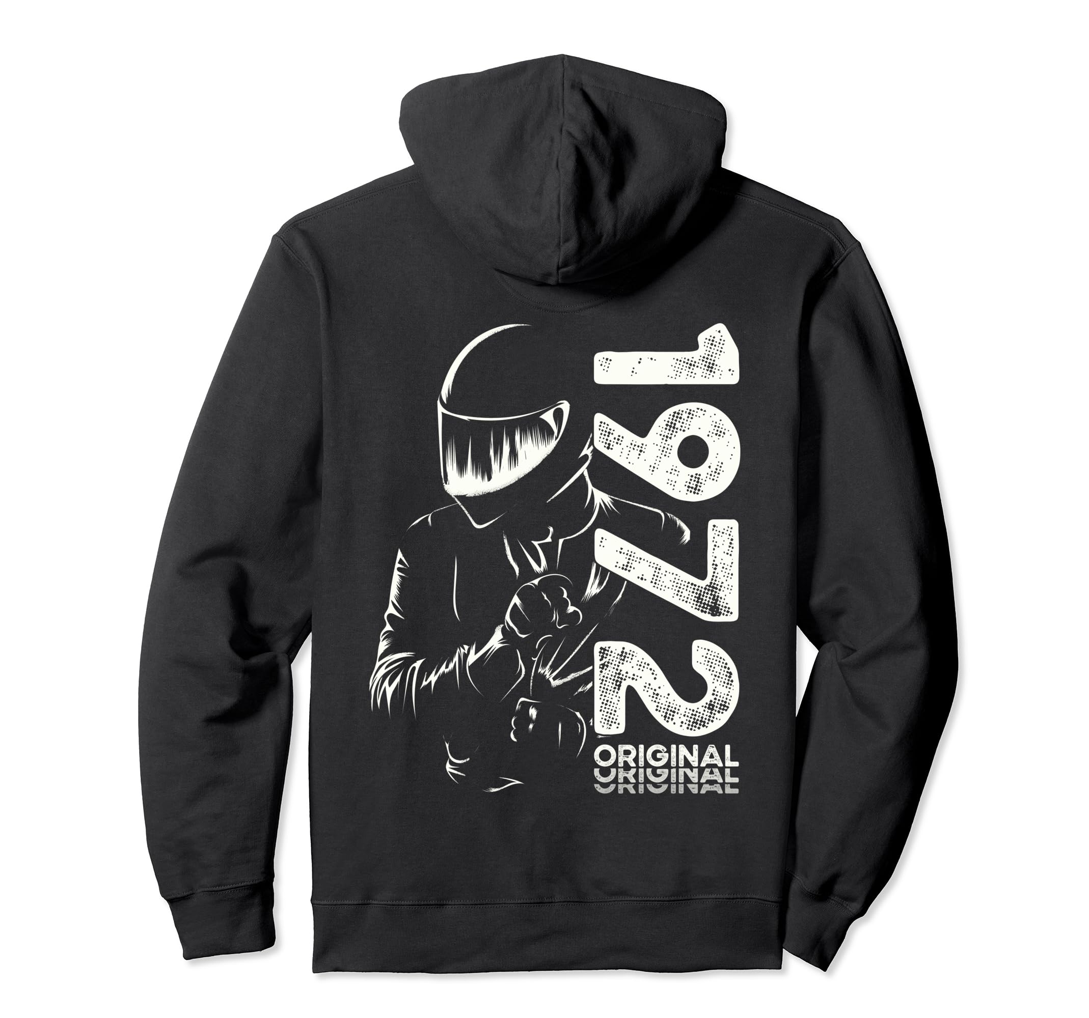 52Nd Birthday Motorcycle Motorcyclist Hoodie - Novelty Apparel for Adults - T-Shirt, Sweatshirt, Hoodie
