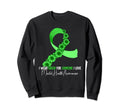 I Wear Green Mental Health Awareness Sweatshirt - Trendy Graphic for Adults - T-Shirt, Sweatshirt, Hoodie