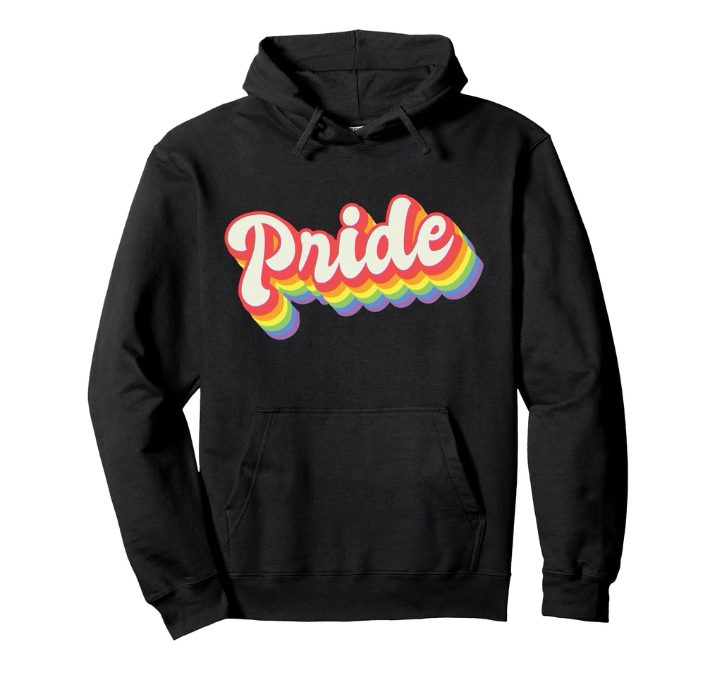 Pride Art Rainbow Aesthetics Hoodie - Aesthetic Graphic Men Women - T-Shirt, Sweatshirt, Hoodie