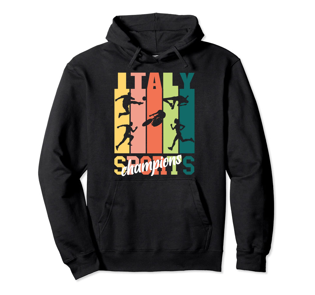 Italy Sports Champions Sunset Hoodie - Casual Everyday Wear Men Women - T-Shirt, Sweatshirt, Hoodie