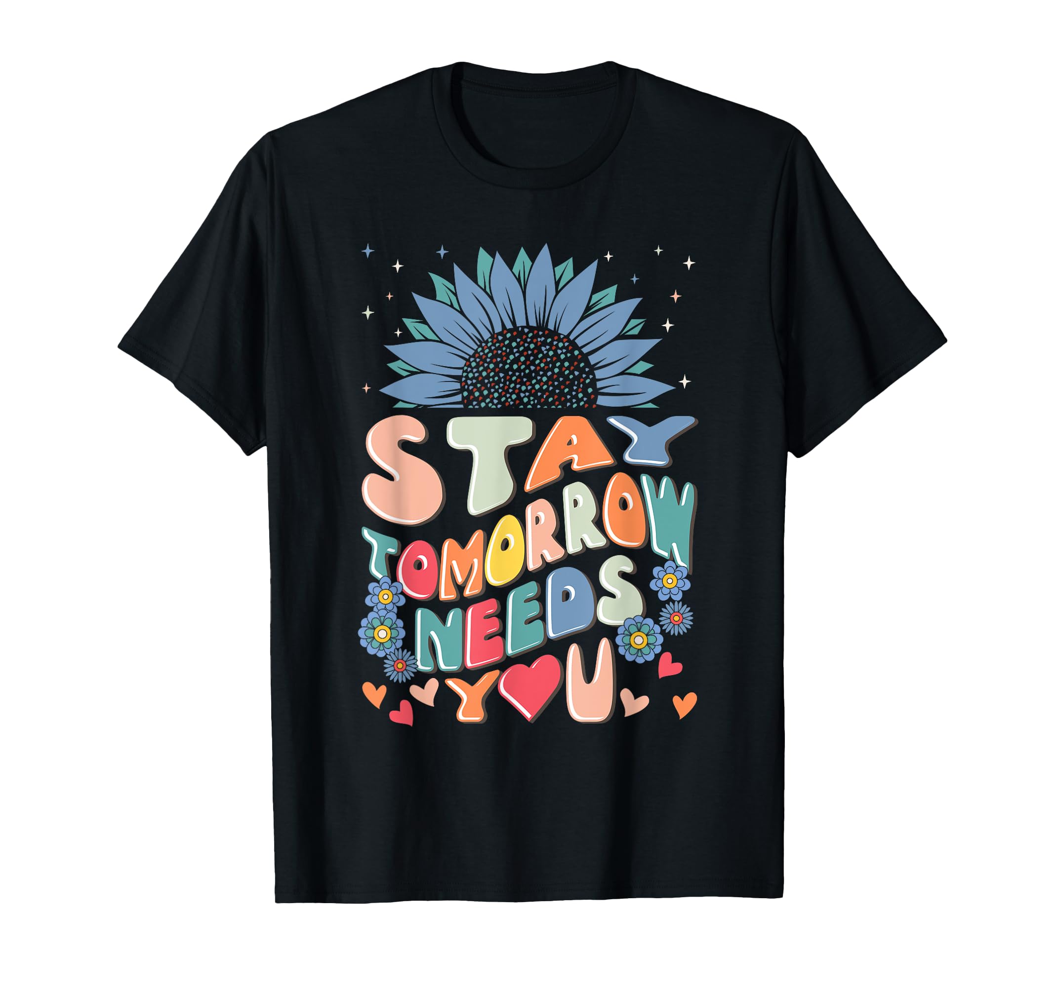 Semicolon Heart Suicide Prevention T-Shirt - Novelty Apparel Men Women - T-Shirt, Sweatshirt, Hoodie