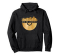 Vinyl Record Player Disco Music Skyline Rio Hoodie - Graphic Print Unisex - T-Shirt, Sweatshirt, Hoodie