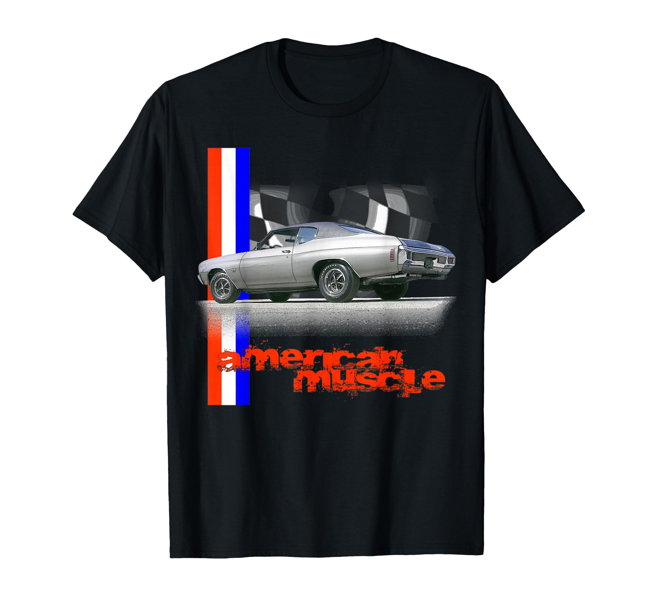 1970 Chevelle 70 American Muscle Car T-Shirt - Graphic Print for Adults - T-Shirt, Sweatshirt, Hoodie