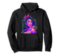 Hot Pinup Pop Art 50S Punk Vaporwave Hoodie - Fun Novelty Design Men Women - T-Shirt, Sweatshirt, Hoodie