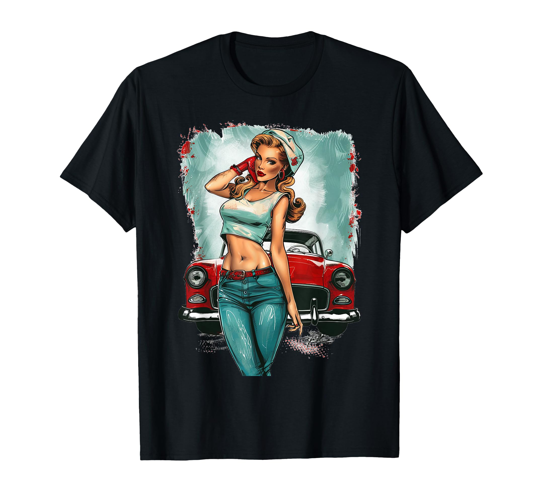 Pinup Pin Up T-Shirt - Streetwear Style Unisex - T-Shirt, Sweatshirt, Hoodie