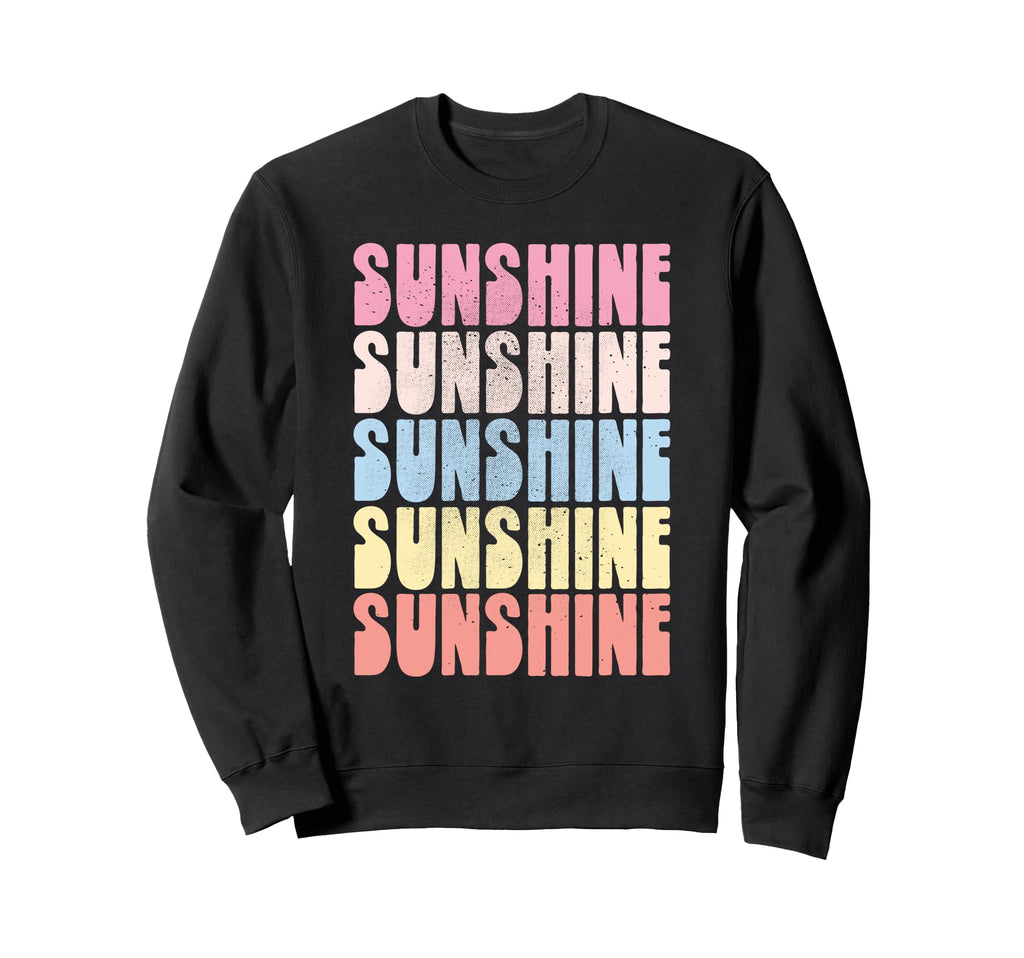 Sunshine Rainbow Bold Colorful Sweatshirt - Aesthetic Graphic for Adults - T-Shirt, Sweatshirt, Hoodie